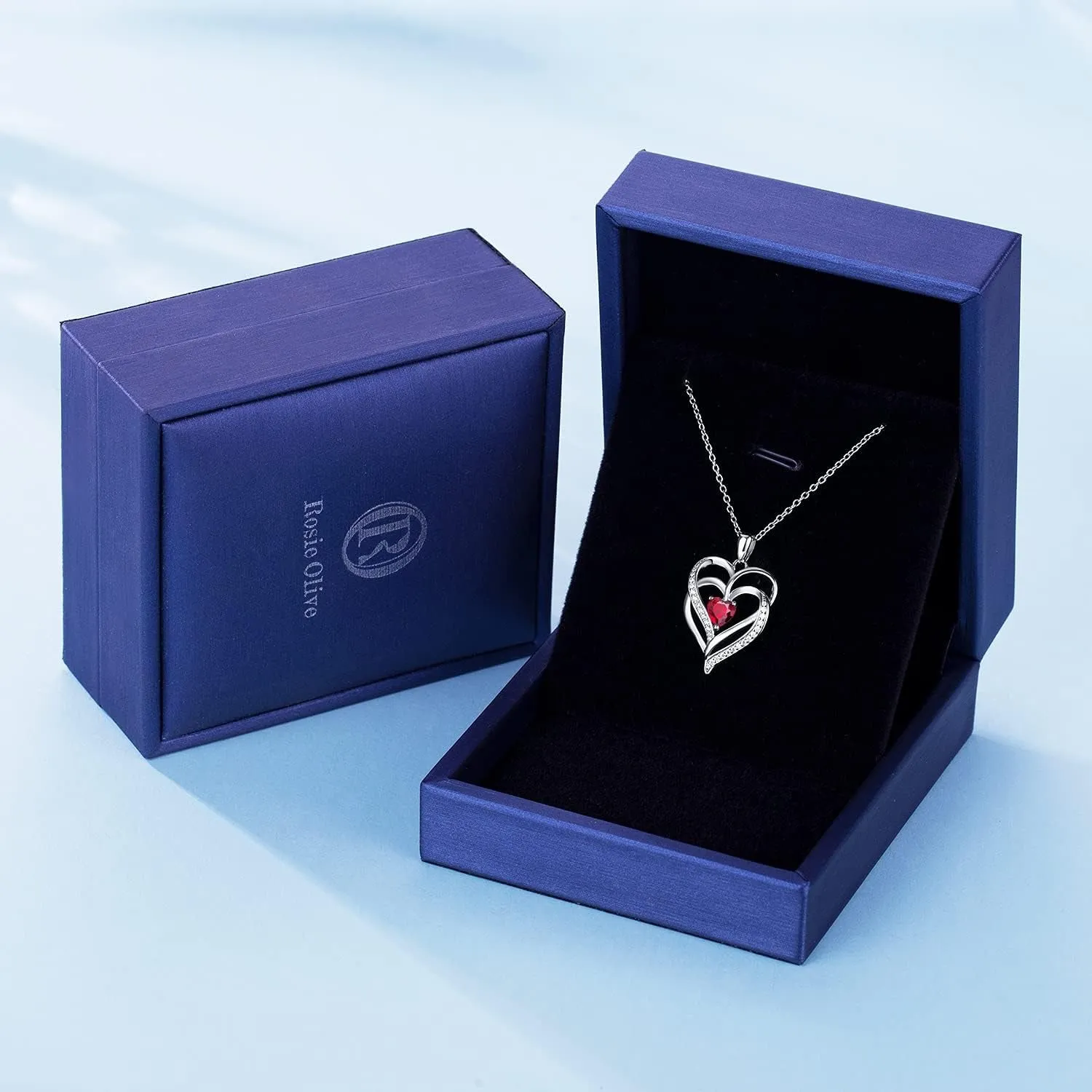 💖 Shine Bright with Our Elegant 925 Sterling Silver Birthstone Heart Necklaces! Perfect gifts for graduations, anniversaries, and birthdays! Celebrate the special women in your life—moms, grandmas, sisters, and best friends! 🎉✨