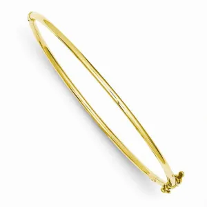 14K Yellow Gold Hinged Bangle Bracelet