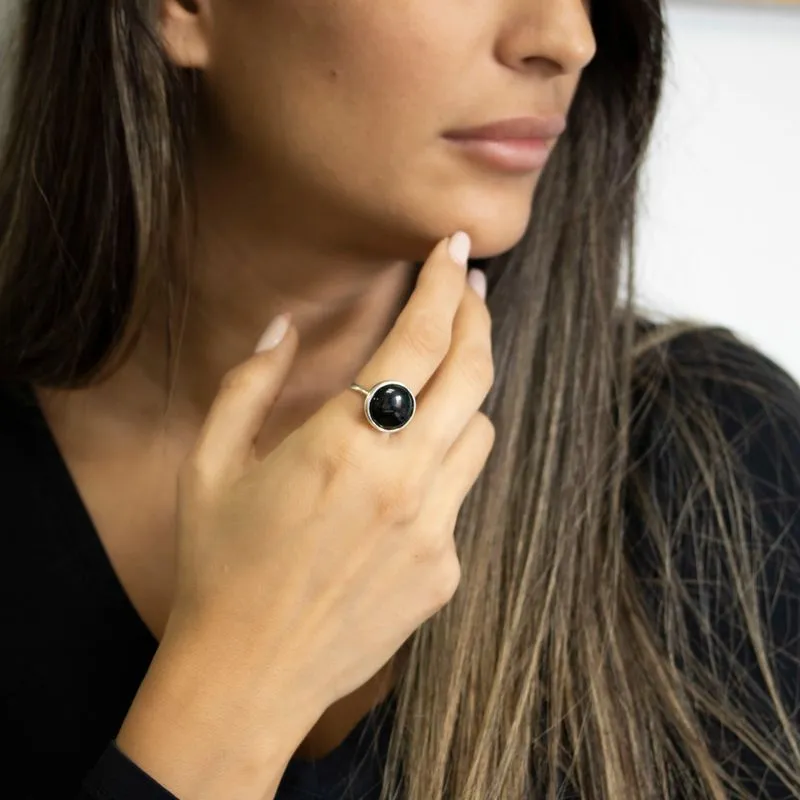 14MM Stone Crown Ring