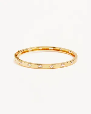 18k Gold Vermeil Magic of You Hinged Bracelet