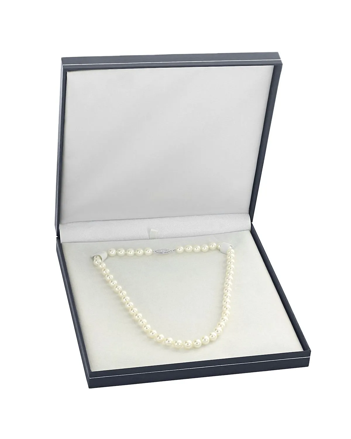 5.0-5.5mm Japanese Akoya White Pearl Necklace - AAA Quality