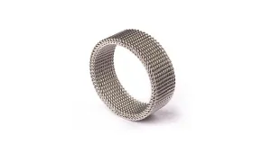 8mm Wide Stainless Steel Couple Rings