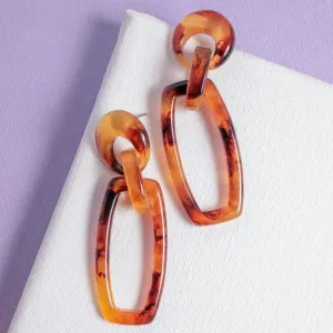 Abstract Geo Resin Earrings