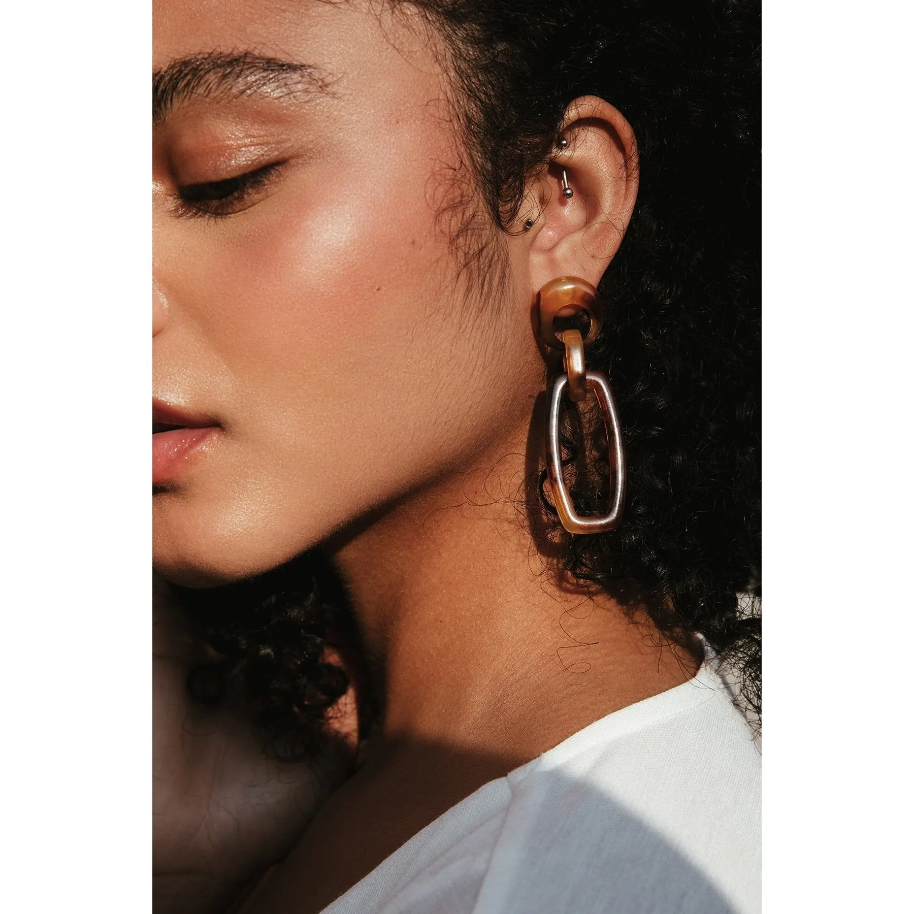 Abstract Geo Resin Earrings