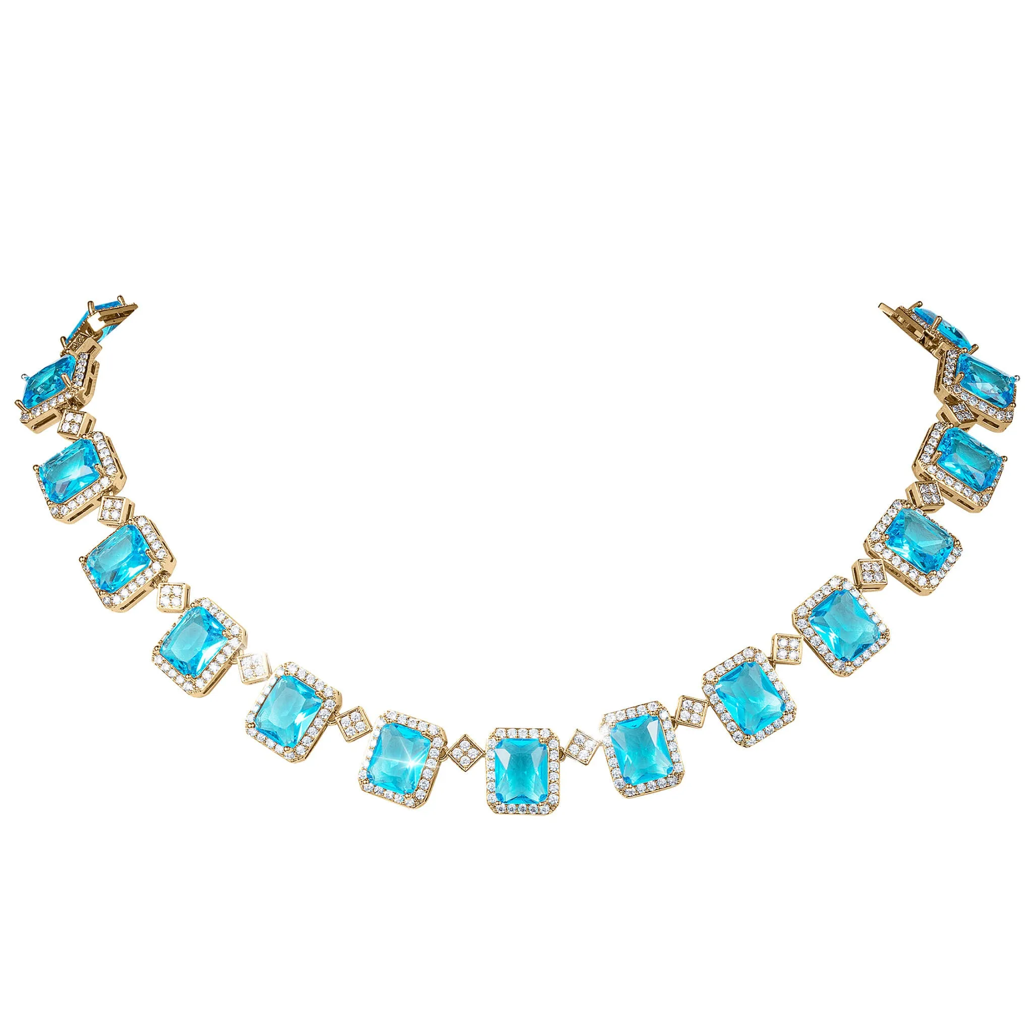 Aqua Frost Necklace