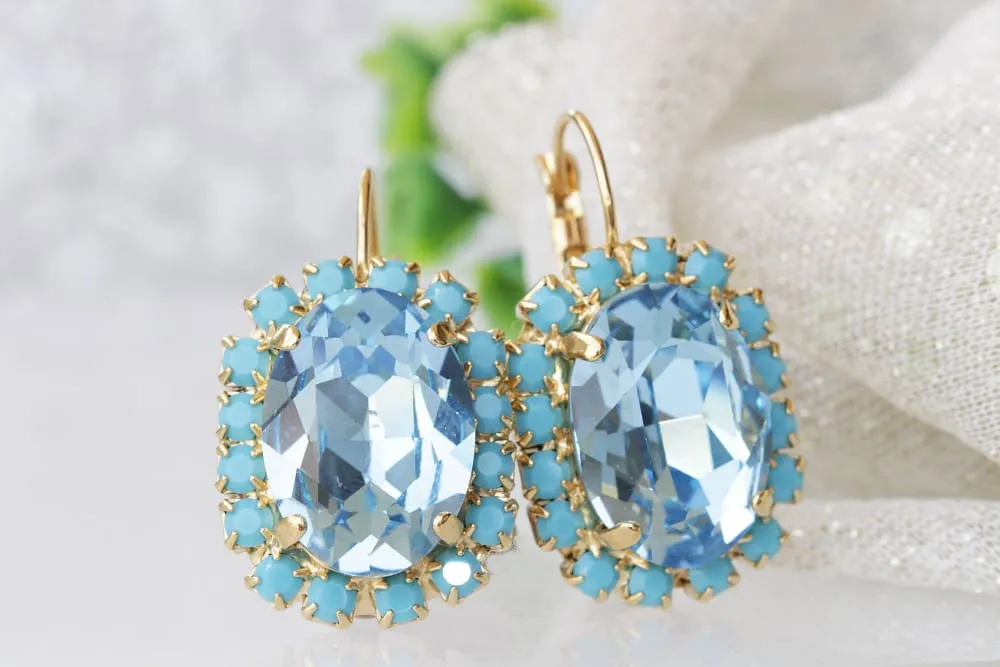 AQUAMARINE EARRINGS