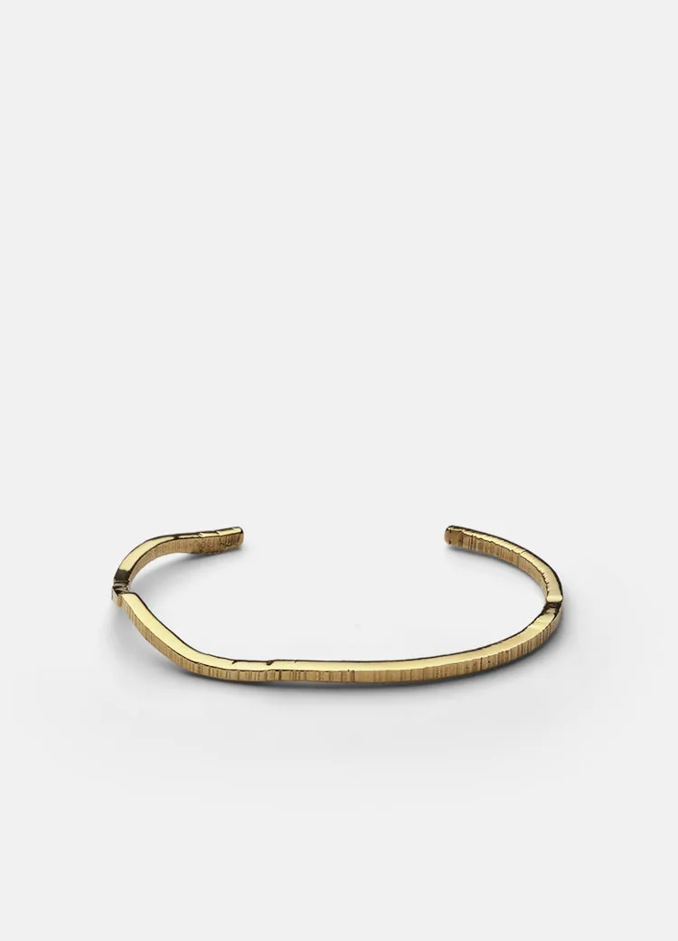 Bangle | Chêne  | Raw Cuff   | Gold Plated