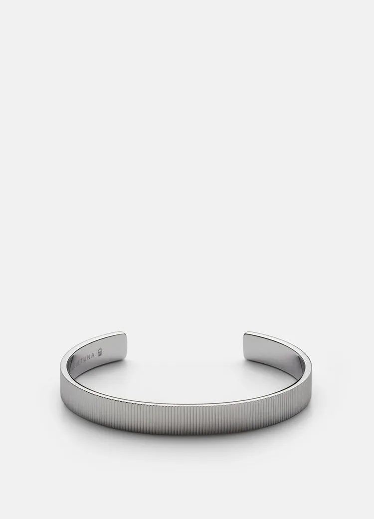 Bangle | Ribbed | Steel