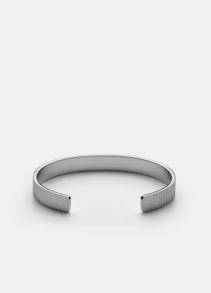 Bangle | Ribbed | Steel