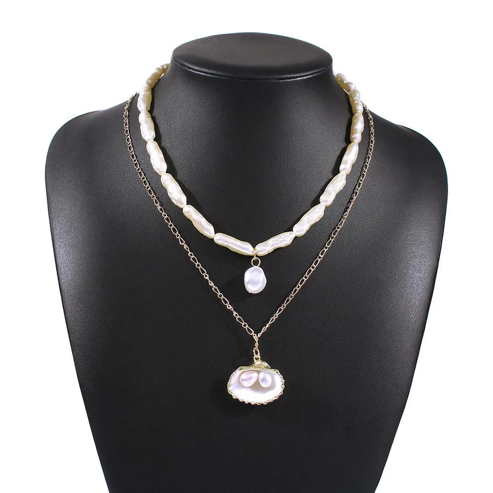 Bohemian Alloy Shell Necklace