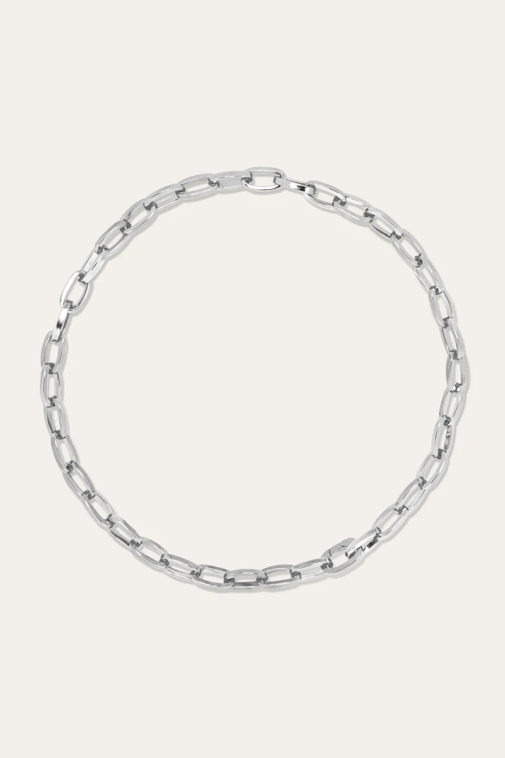 Cara silver plated chain necklace