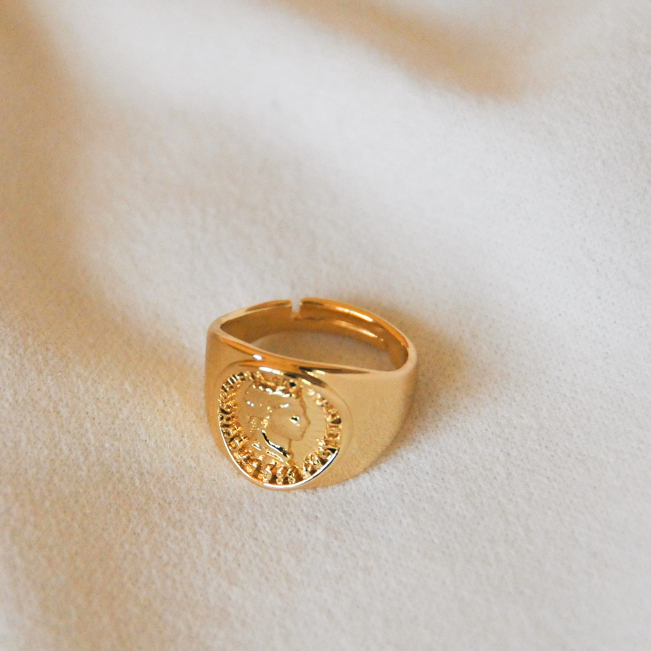 Coin Signet Ring