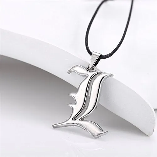 Death Note Anime Yagami L Shaped Anime Necklace Pendant