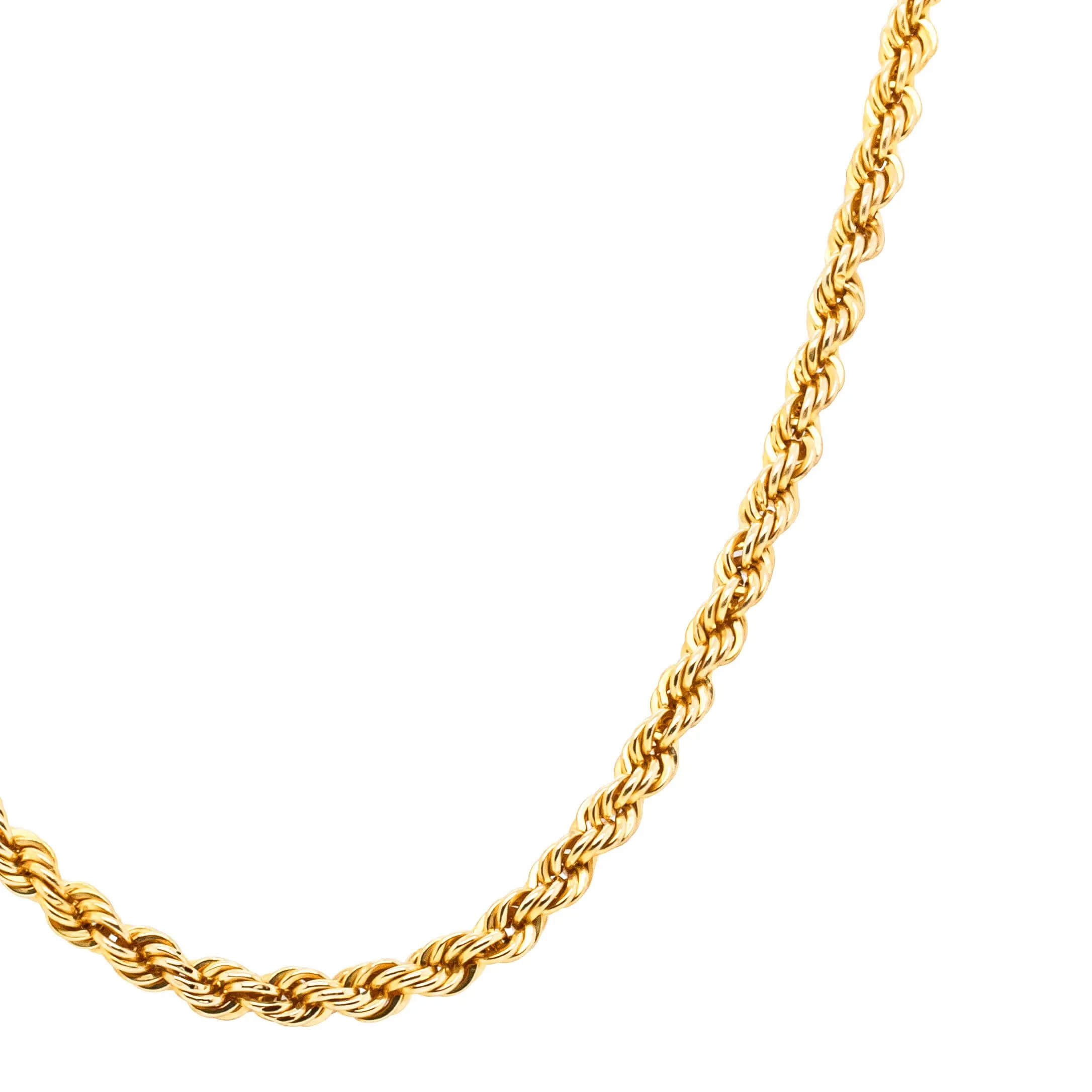 Deja Vu 21ct Yellow Gold Twist Link Chain