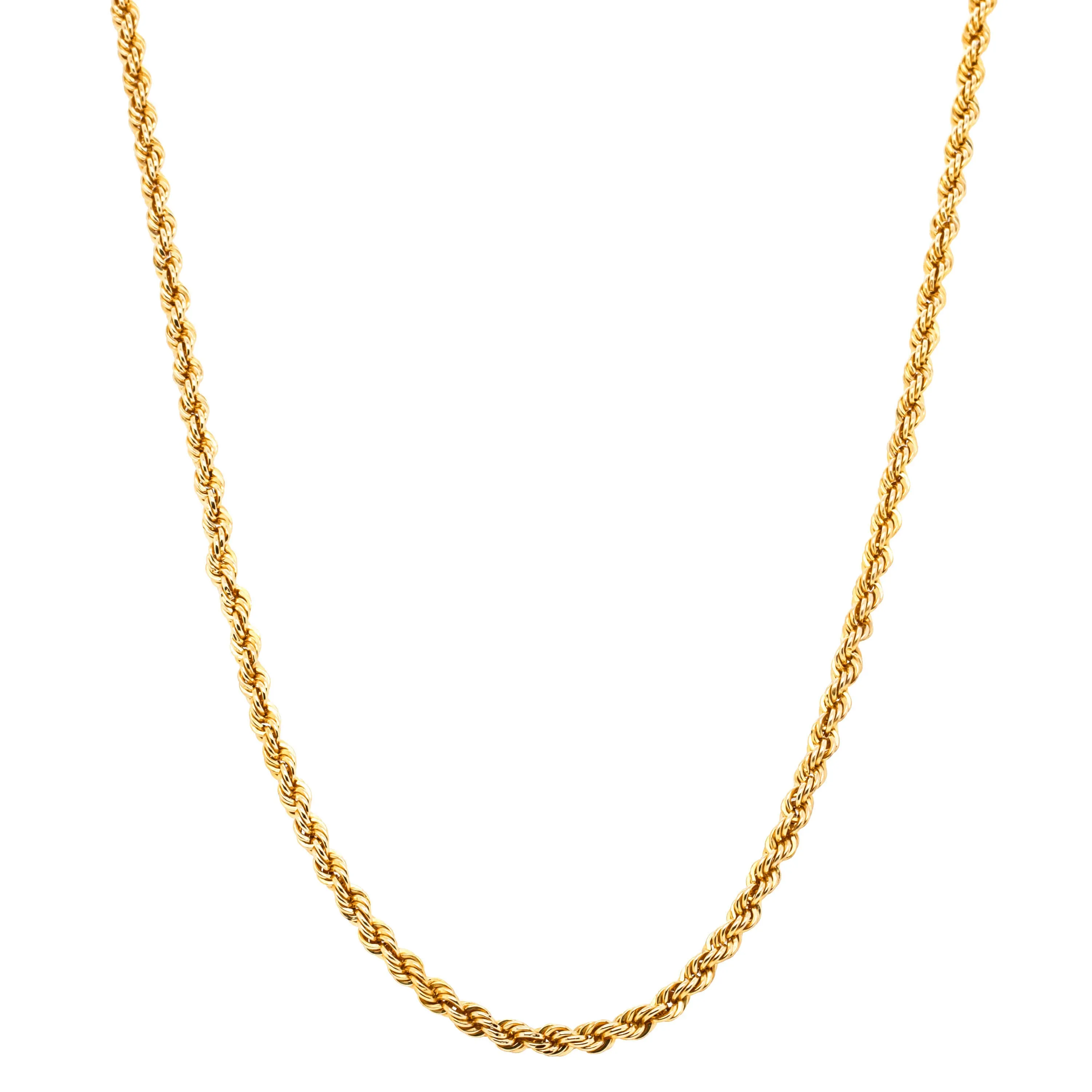 Deja Vu 21ct Yellow Gold Twist Link Chain