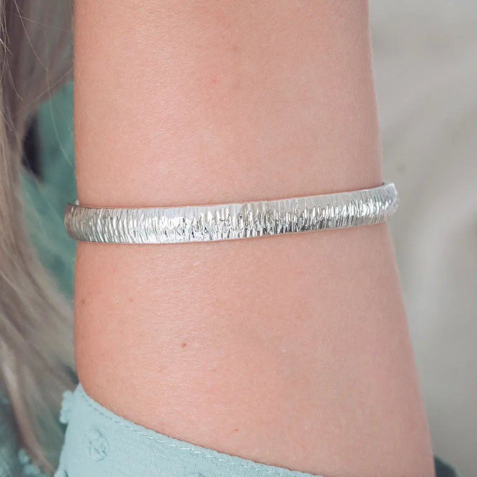 EZ Silver Bangle