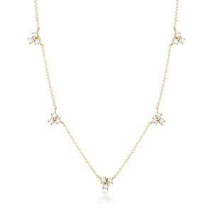 GEORGINI THE LAYERED EDIT TROIS NECKLACE GOLD