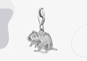 Gerbil Silver Charm