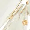 Gold-Tone Rhinestone Fringe Drop Earrings