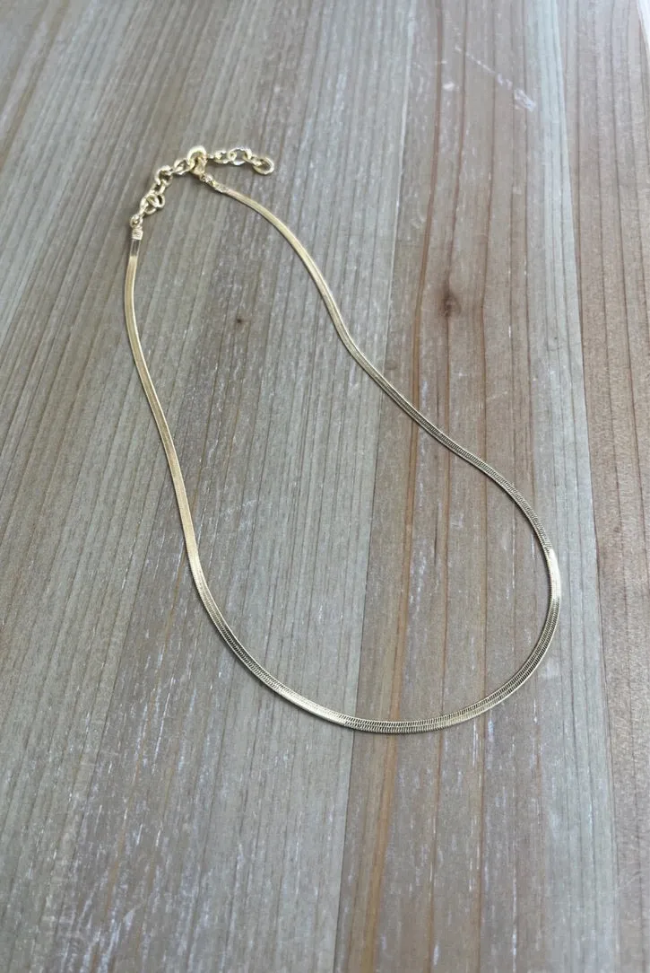 Golden Wave Necklace