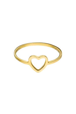 Heart Ring Gold