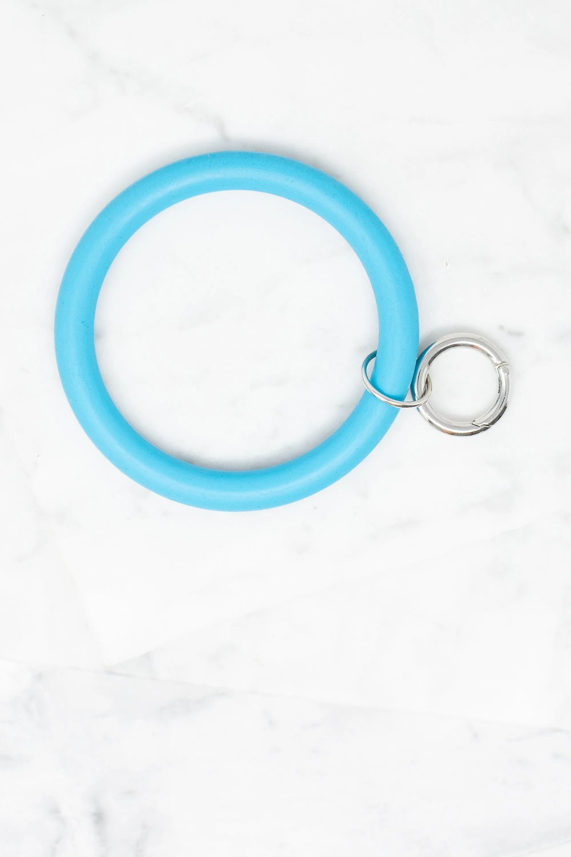 Here For The Fun Blue Bracelet Key Ring