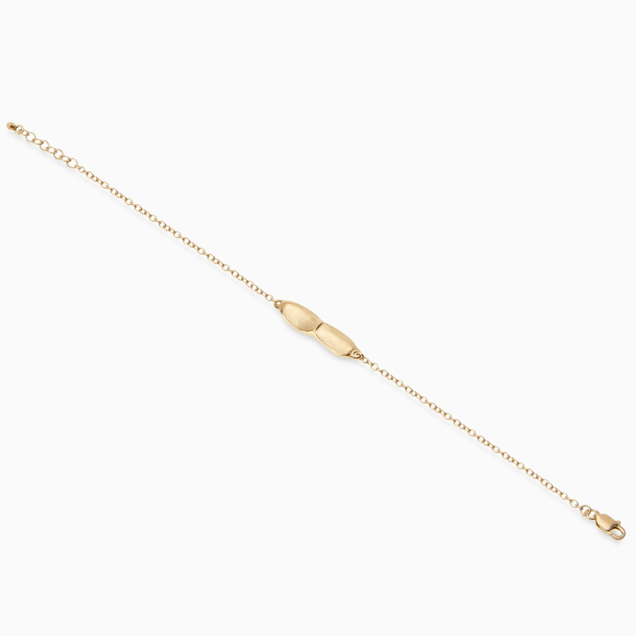 Impression Bar Bracelet | Yellow Gold