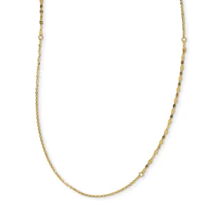 Leslie 14k Yellow Gold Polished Fancy Necklace