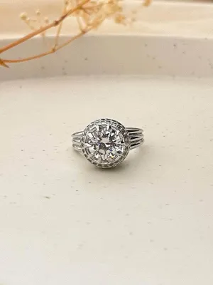 Moissanite Engagement Ring