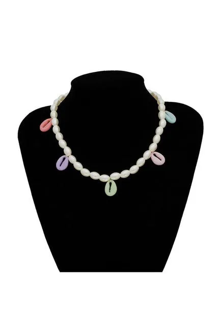 Multi Layered Pearl Choker Necklace