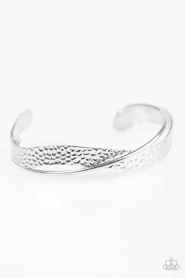 Paparazzi Bracelet ~ Wandering Waves - Silver