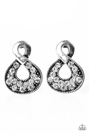 Paparazzi Earring ~ Waiting For Tomorrow - White