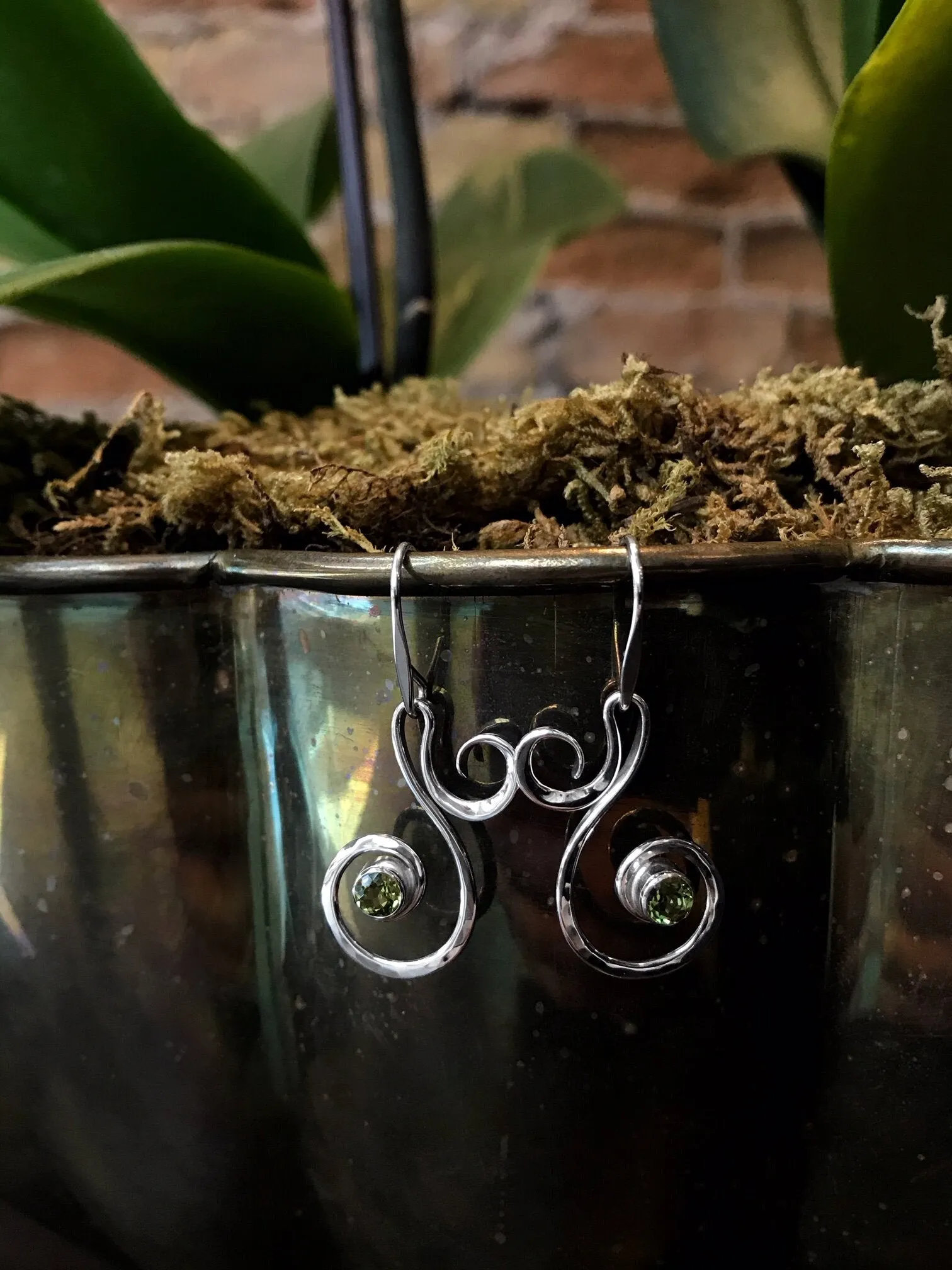 "Fiddlehead" Earrings