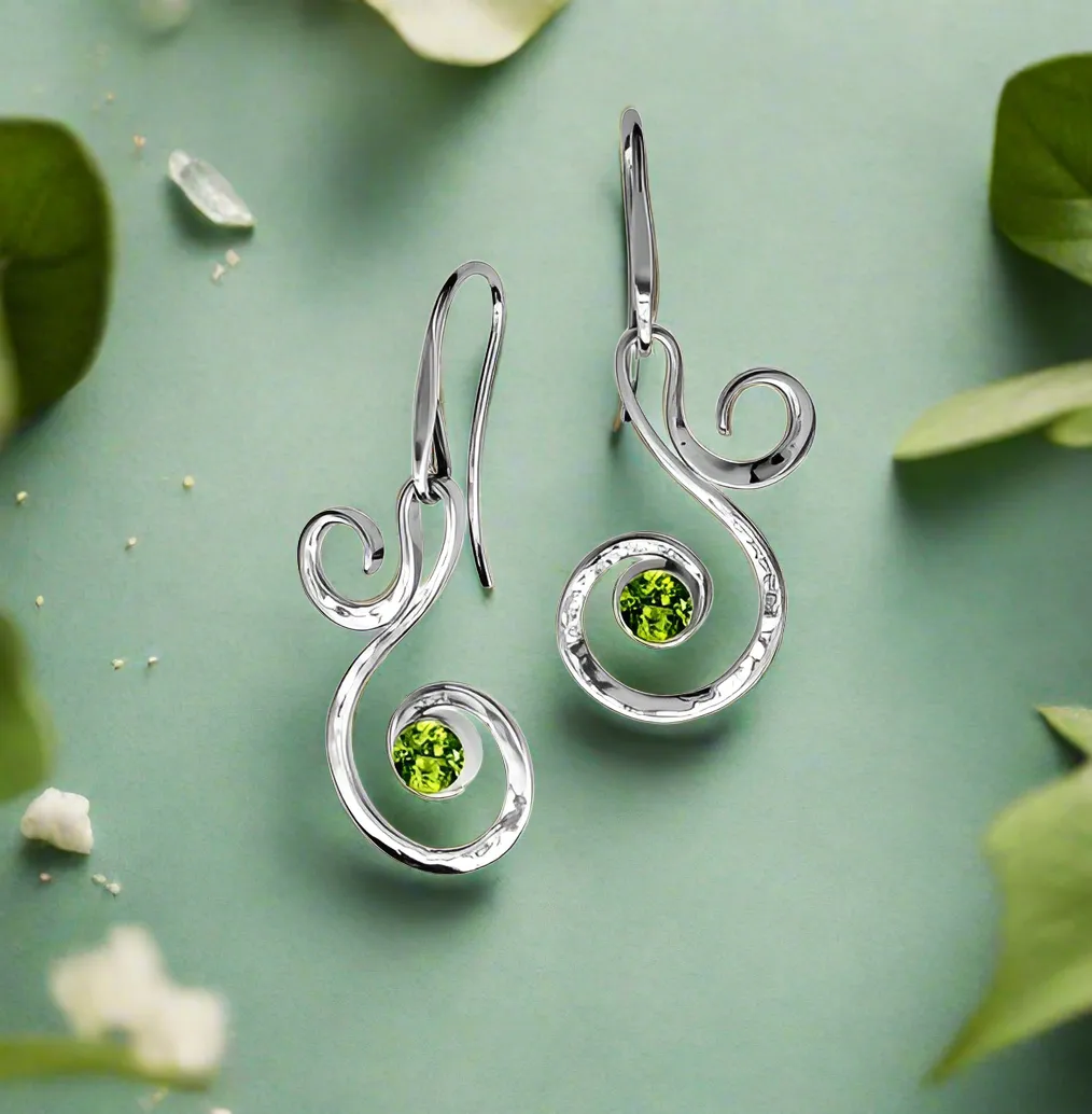 "Fiddlehead" Earrings