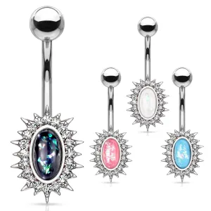 Regal Relics Opal Belly Bar