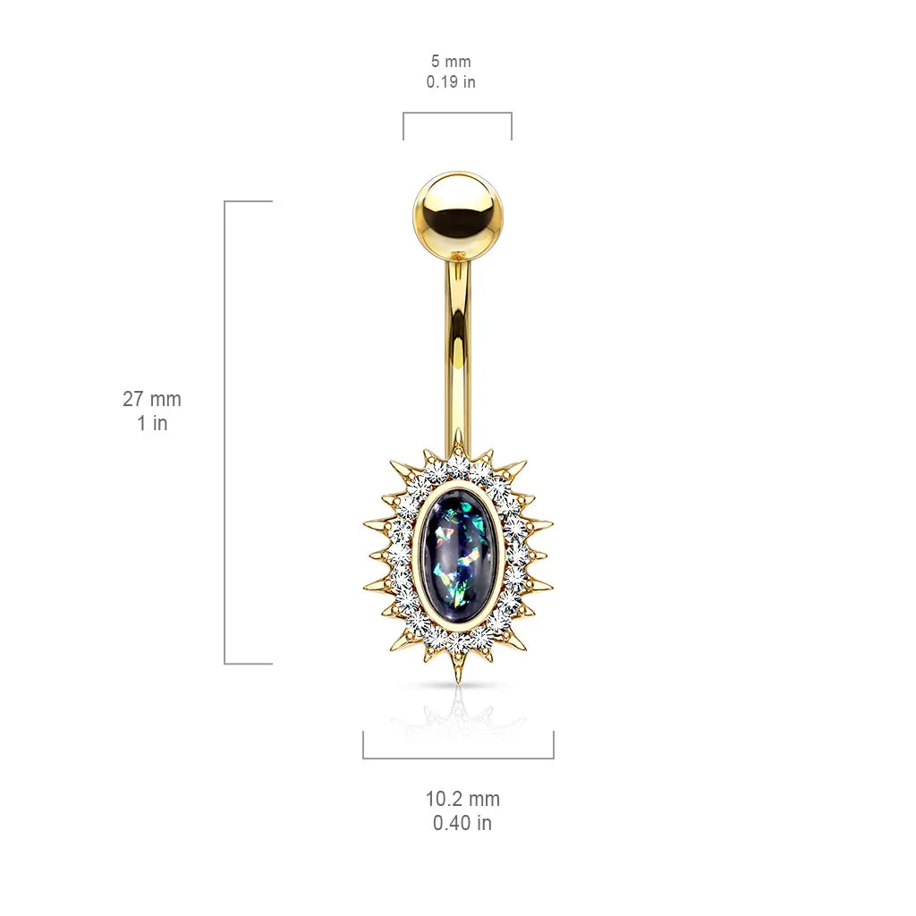 Regal Relics Opal Belly Bar