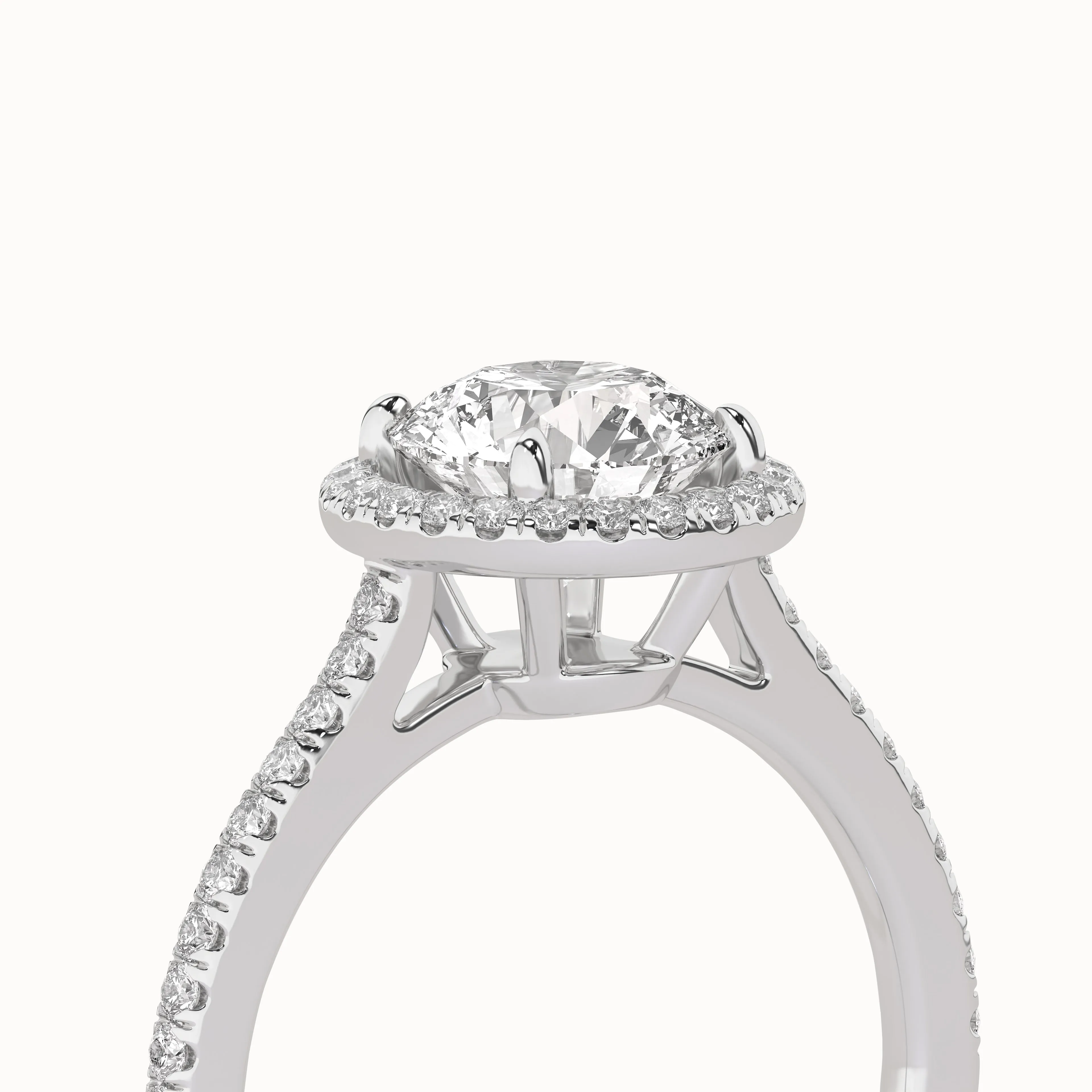 Round Signature Halo Ring