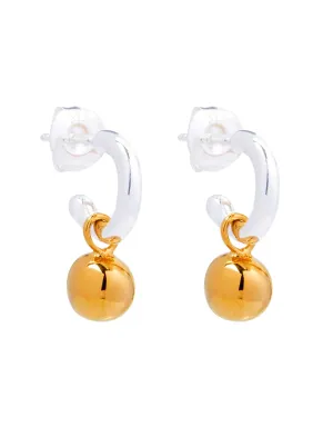 Shimmy 2 Tone Gold/Sil Earring