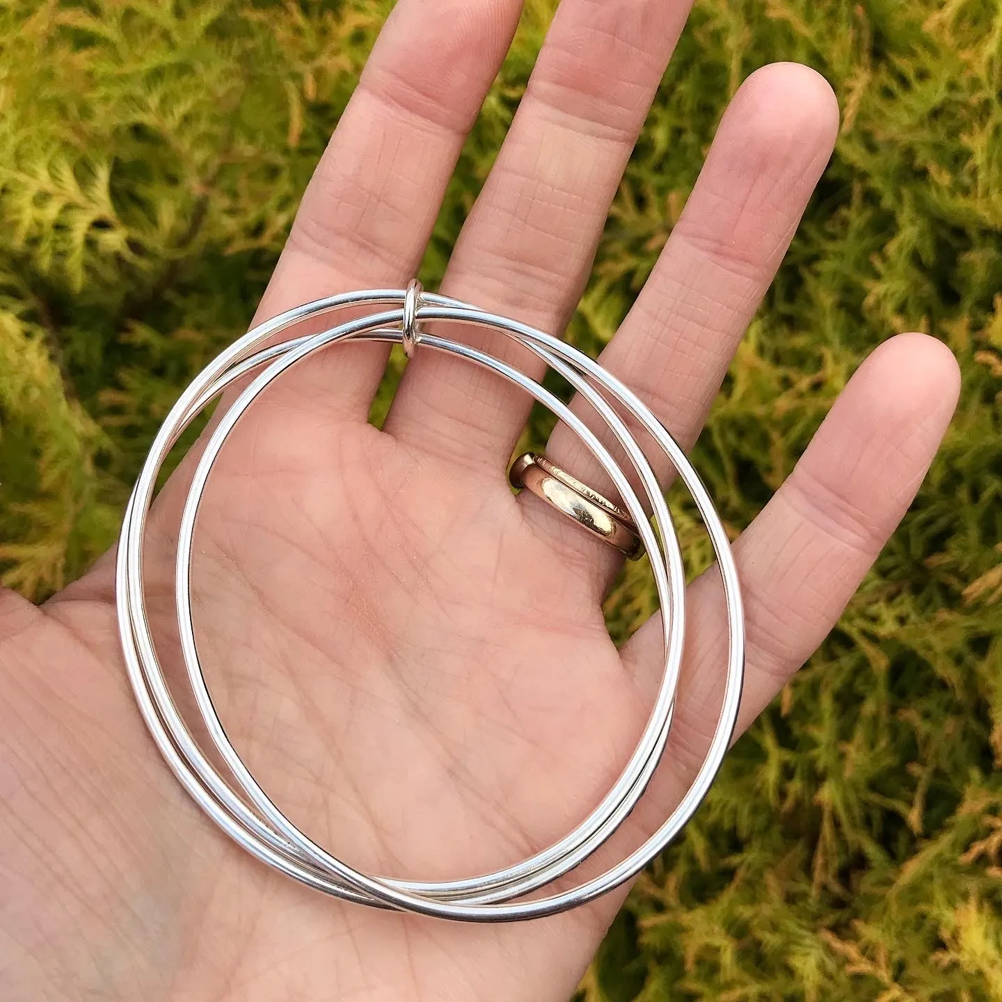 Stack of Textured bangles