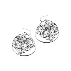 Stainless Steel Pattern No. 5 Earrings