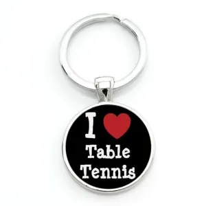 Table Tennis Key Ring