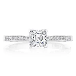 Tacori Princess Solitaire Engagement Ring P102PR55FY