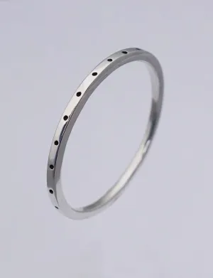 The Silverworks - Dot Bangle