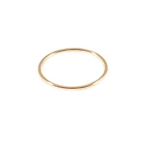 Thin Stacking Ring in Gold