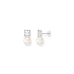 Thomas Sabo Sterling Silver Heritage Fresh Water Pearls Stud Earrings