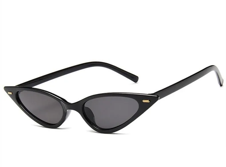 Trendy Girls Retro 70's Cat Eye Sunglasses