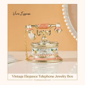 Vintage Elegance Telephone Jewelry Box