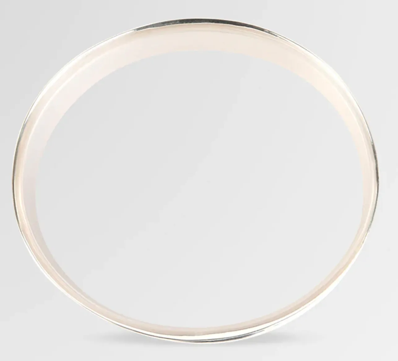 Voyage silver bangle | narrow