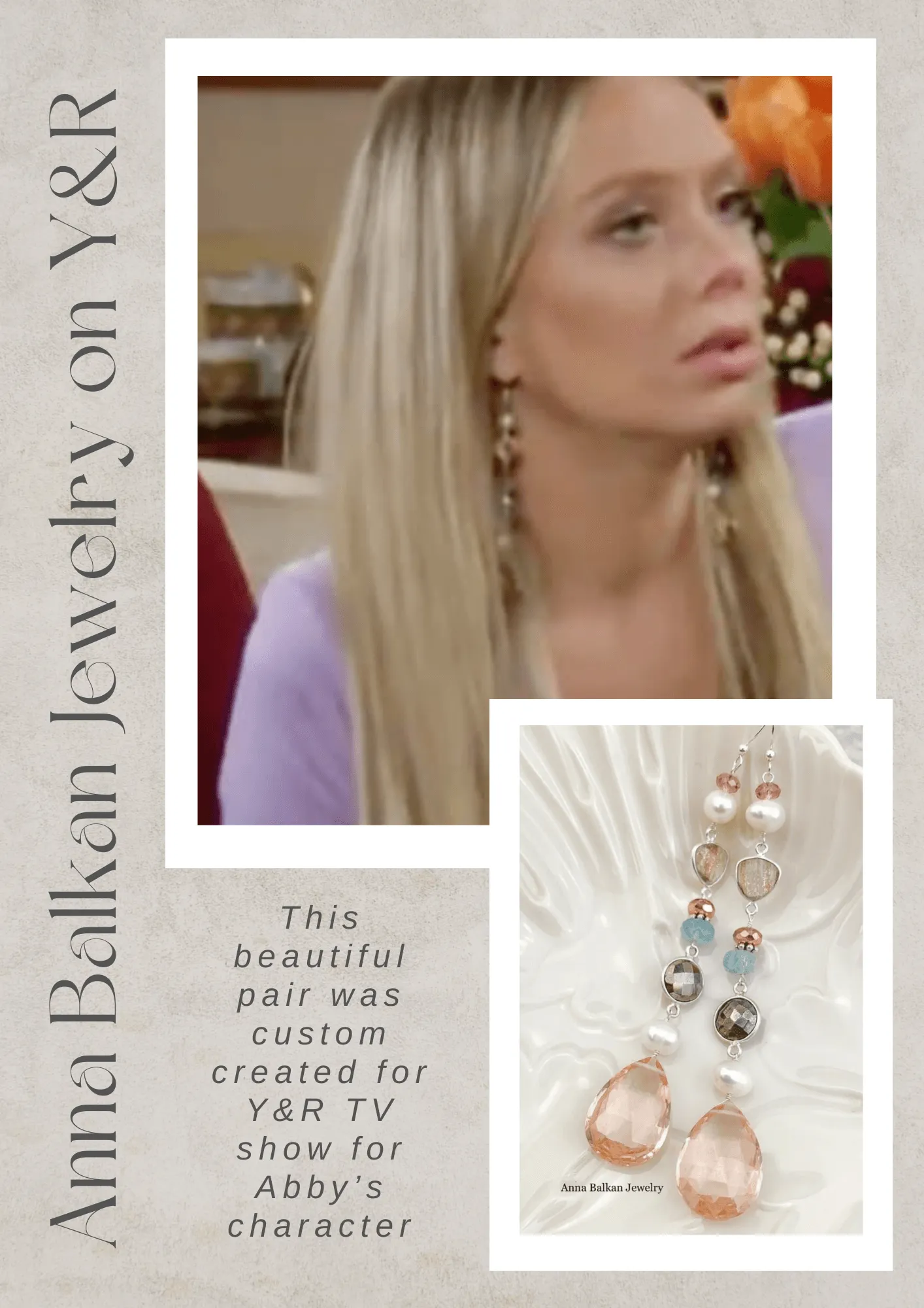 Young and Restless Abby Earrings